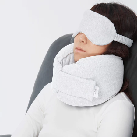 Mr.Big Travel Pillow หมอนรองคอ รองรับสรีระคอ 360 องศา ป้องกันคอพับ นั่งหลับไม่ปวดคอ
